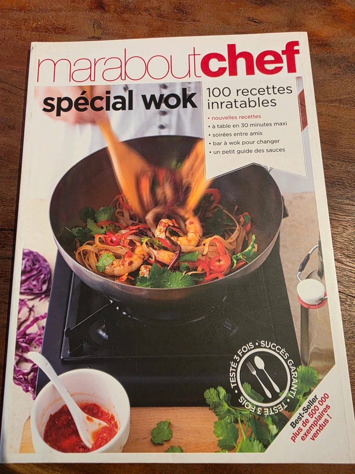 Livre de recettes Marabout Chef spécial wok